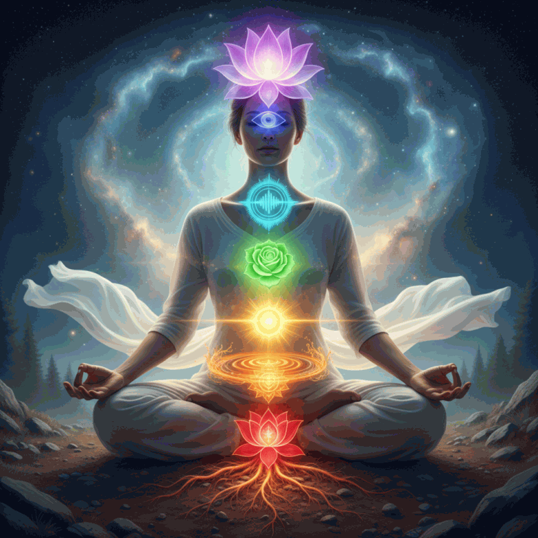 Chakra Meditating